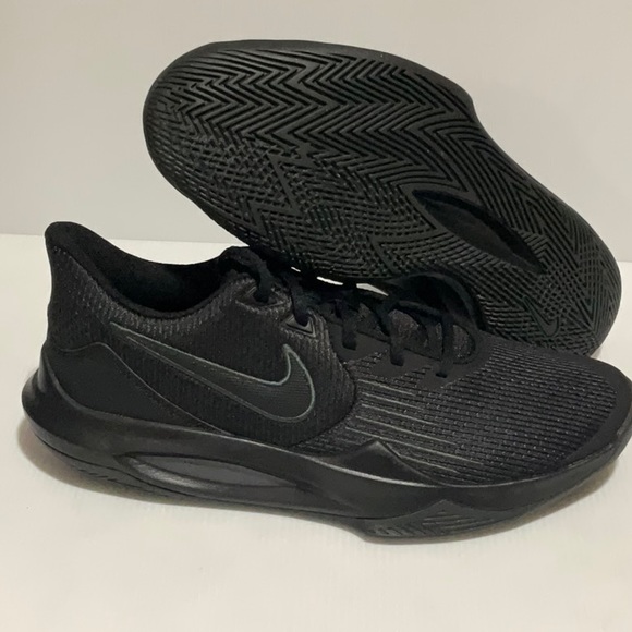 Nike Shoes Nike Precision V Basketball Shoes All Black Size 2 Us Men Poshmark
